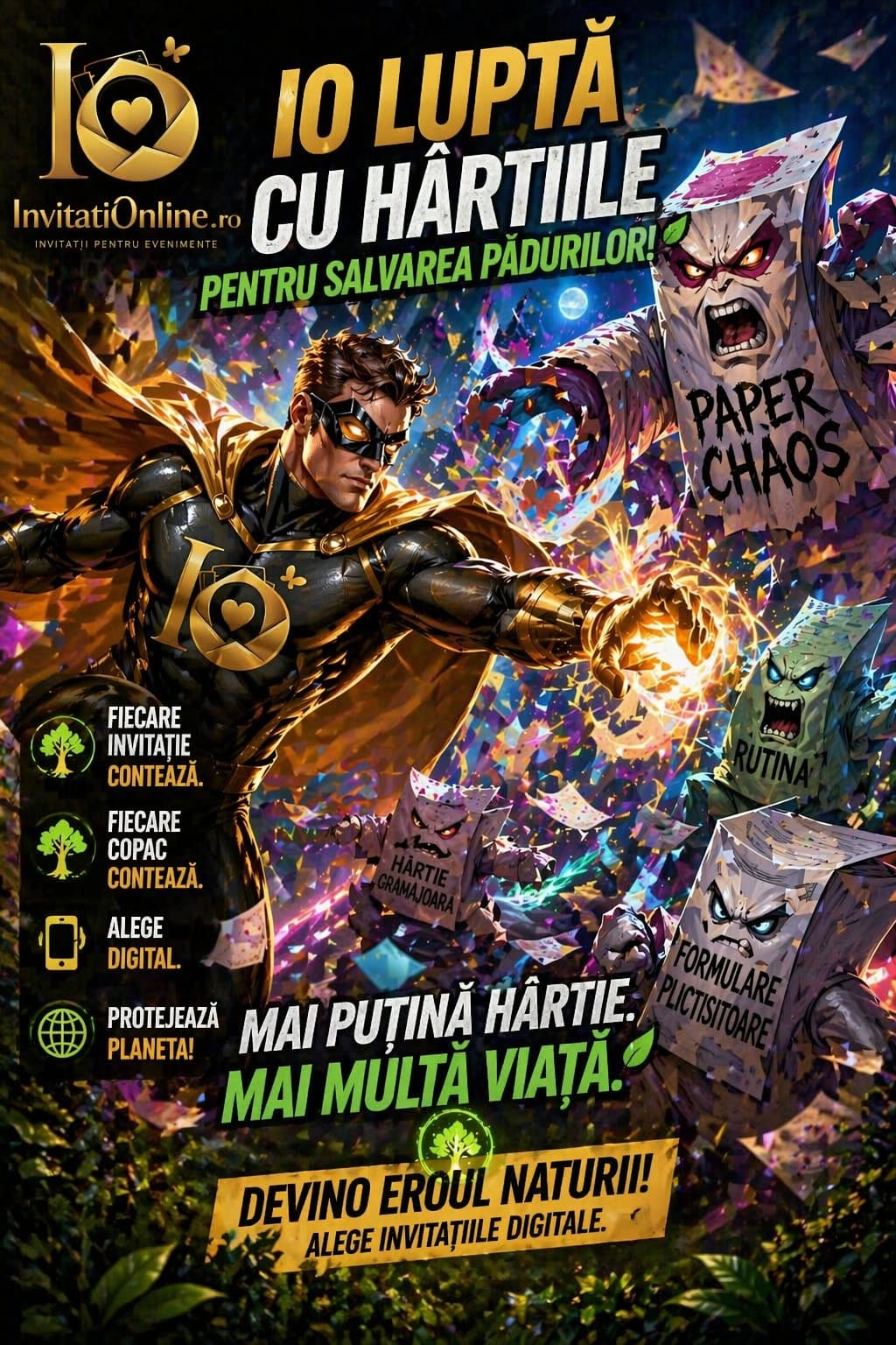 IO luptă pentru păduri